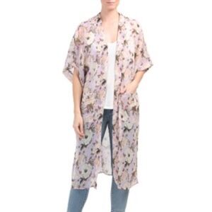 𝅺STEVE Madden Floral Kimono Duster One Size